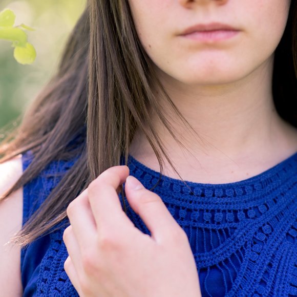 Lined cotton dress - Picture 5 of 15